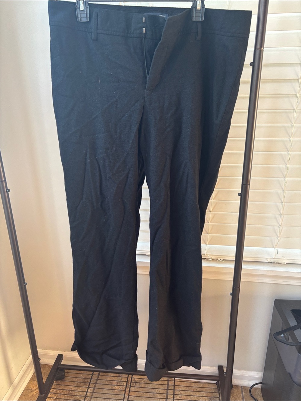 Banana Republic Black Men's Dress Pants - Straight Leg
